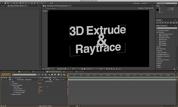 new 3d extrusion from selected layer cs6 download